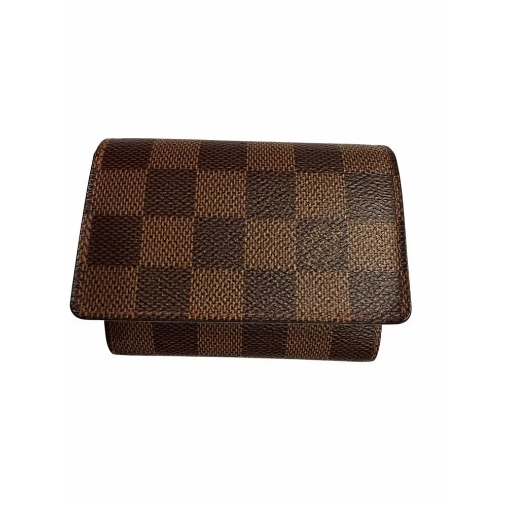 Authentic Louis Vuitton Damier Ebene Buisness Card Holder